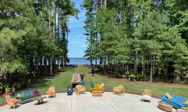 Indigenous Tulip Poplar and Pine Trees